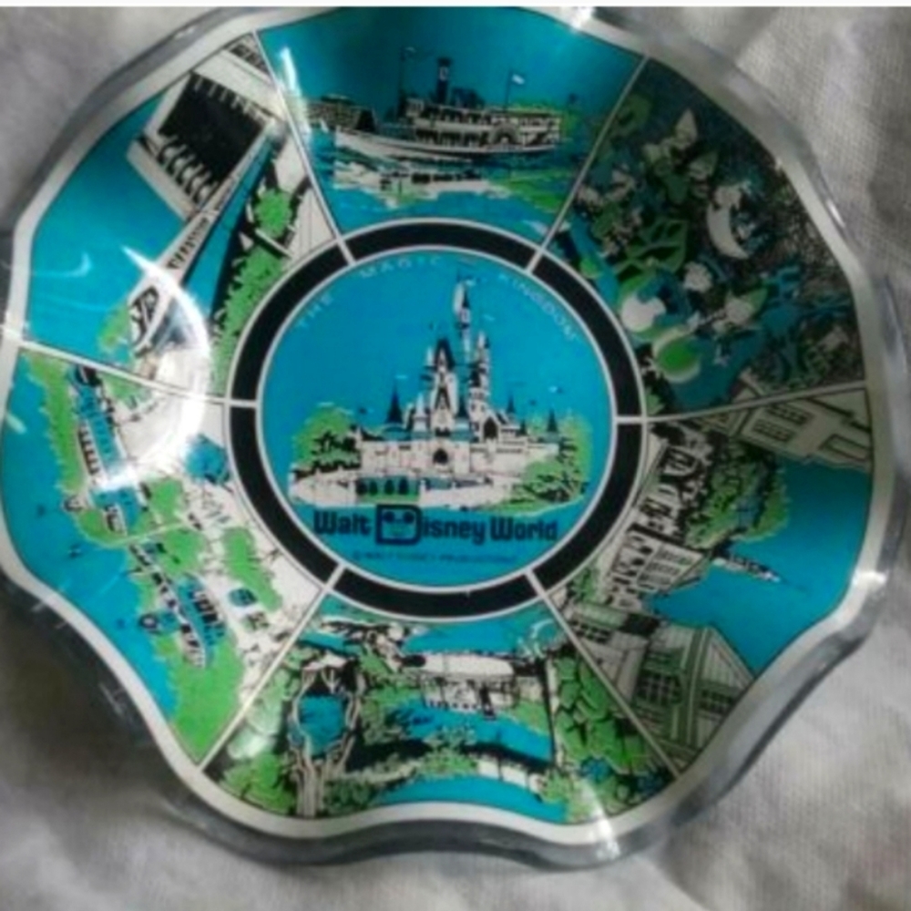 Vintage Walt Disney World Magic Kingdom Candy Dish